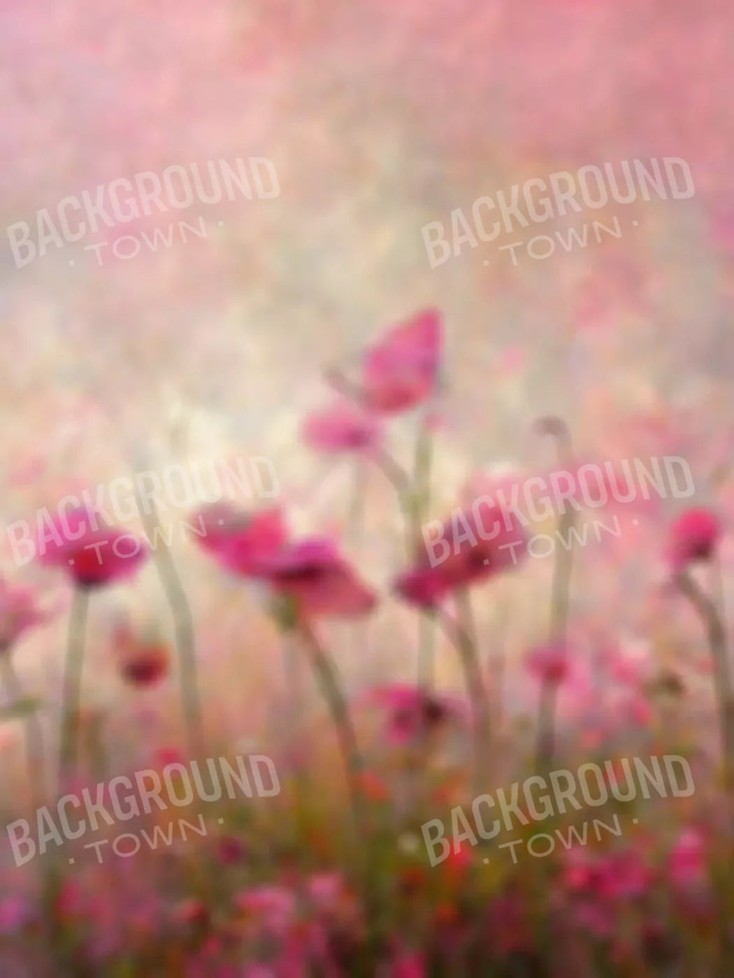 Floral Bokeh 8X10 Fleece ( 96 X 120 Inch ) Backdrop