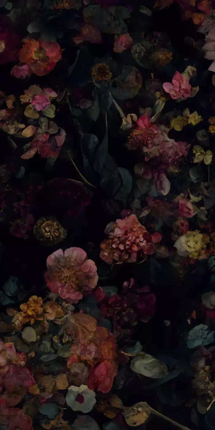 Floral Dark Ii 10X20 Ultracloth ( 120 X 240 Inch ) Backdrop