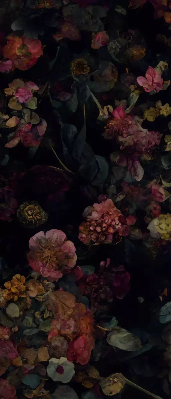 Floral Dark Ii 5X12 Ultracloth For Westcott X-Drop ( 60 X 144 Inch ) Backdrop