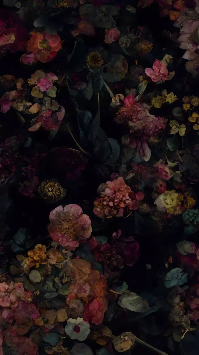 Floral Dark Ii 8X14 Ultracloth ( 96 X 168 Inch ) Backdrop