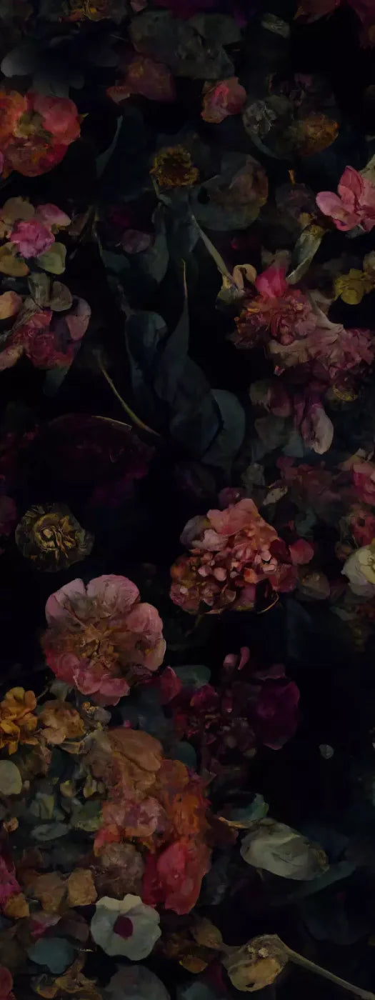 Floral Dark Ii 8X20 Ultracloth ( 96 X 240 Inch ) Backdrop