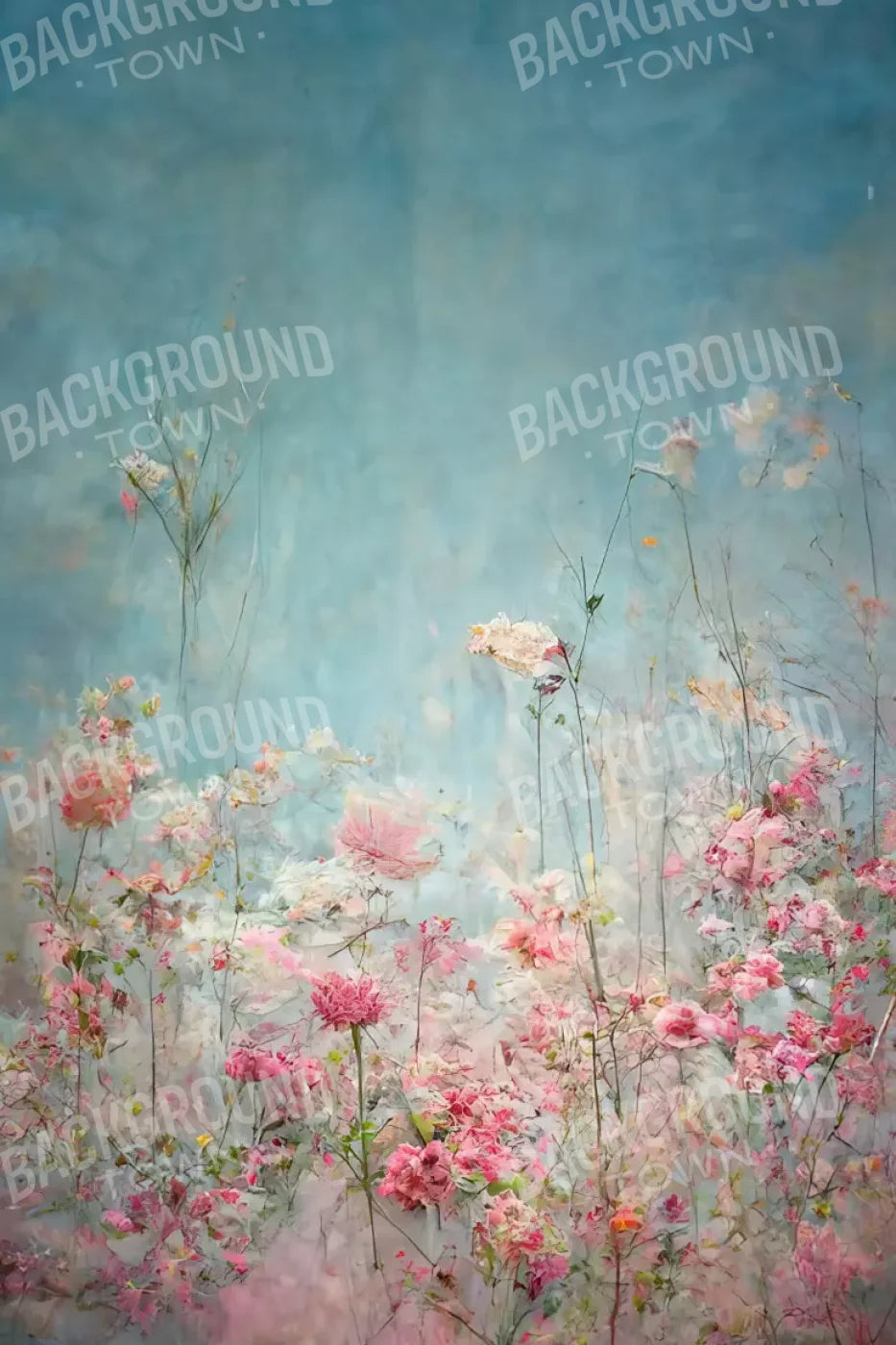 Floral Meadow 5X8 Ultracloth ( 60 X 96 Inch ) Backdrop