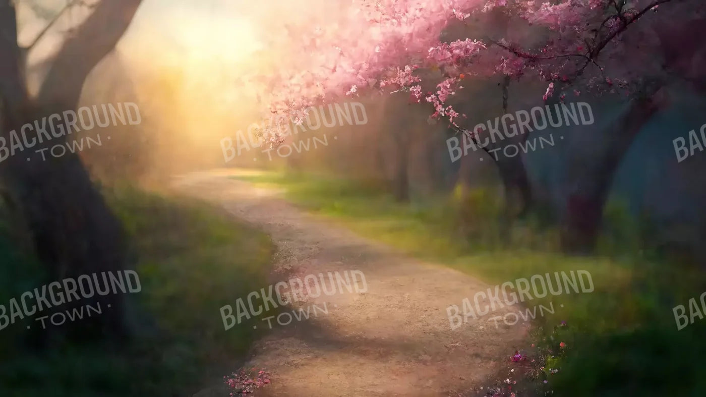 Floral Pathway I 14X8 Ultracloth ( 168 X 96 Inch ) Backdrop