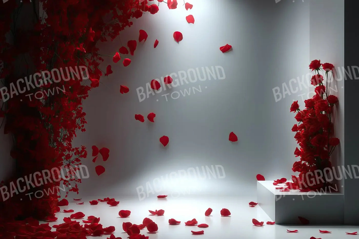 Floral Red Room 12’x8’ UltraCloth (144 x 96 inch) Backdrop