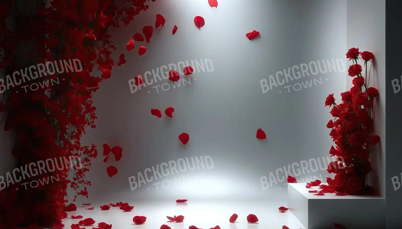 Floral Red Room 14’x8’ UltraCloth (168 x 96 inch) Backdrop