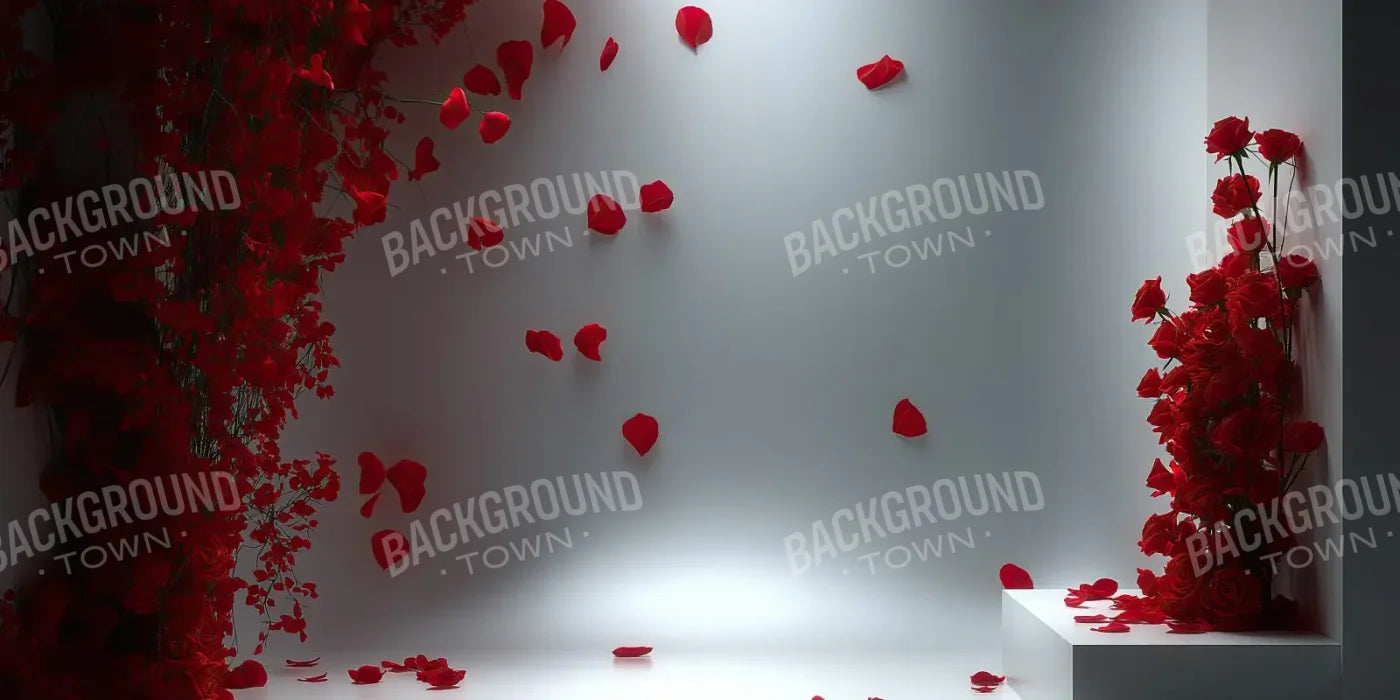 Floral Red Room 16’x8’ UltraCloth (192 x 96 inch) Backdrop