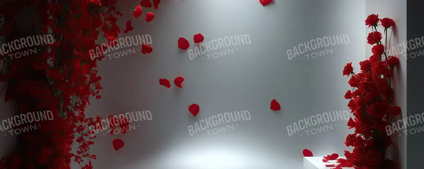 Floral Red Room 20’x8’ UltraCloth (240 x 96 inch) Backdrop