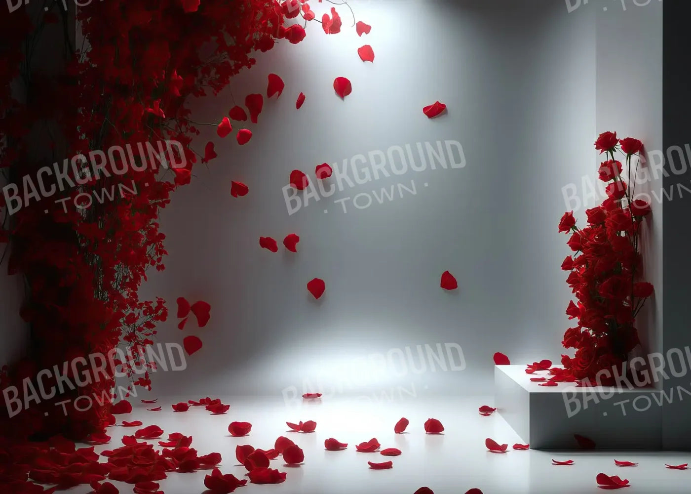 Floral Red Room 7’x5’ UltraCloth (84 x 60 inch) Backdrop