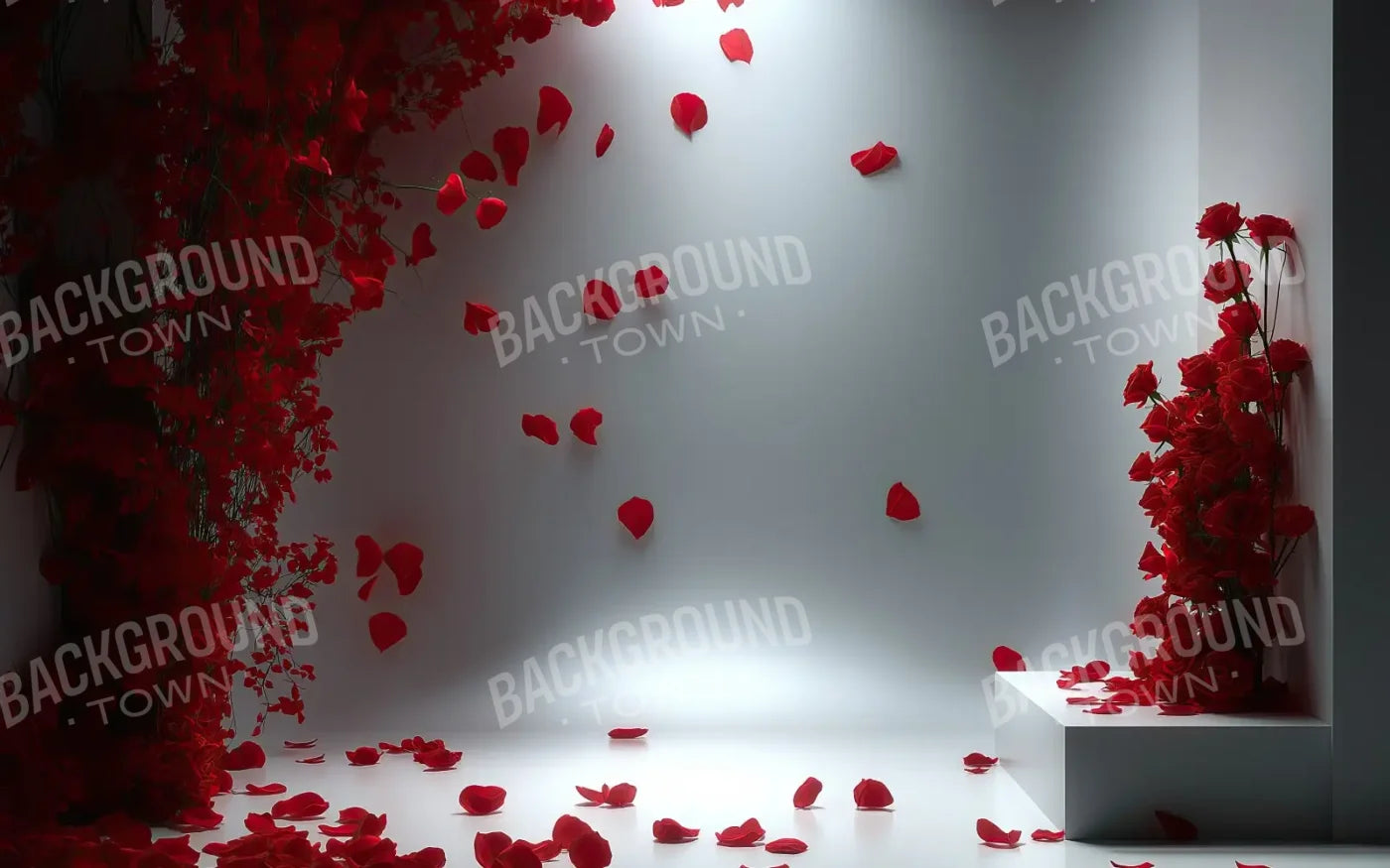 Floral Red Room 8’x5’ UltraCloth (96 x 60 inch) Backdrop
