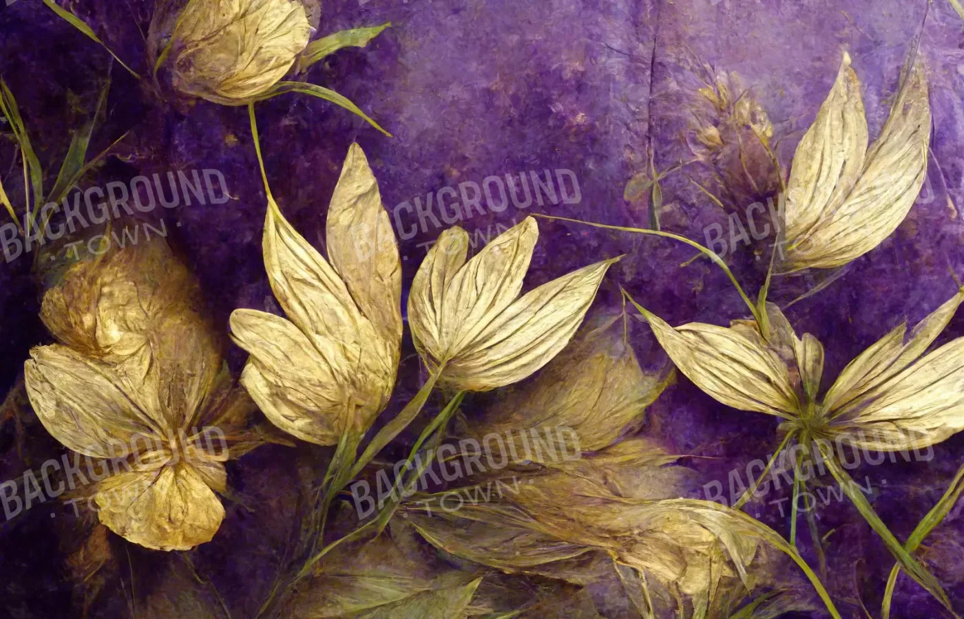 Floral Royalty 12X8 Ultracloth ( 144 X 96 Inch ) Backdrop