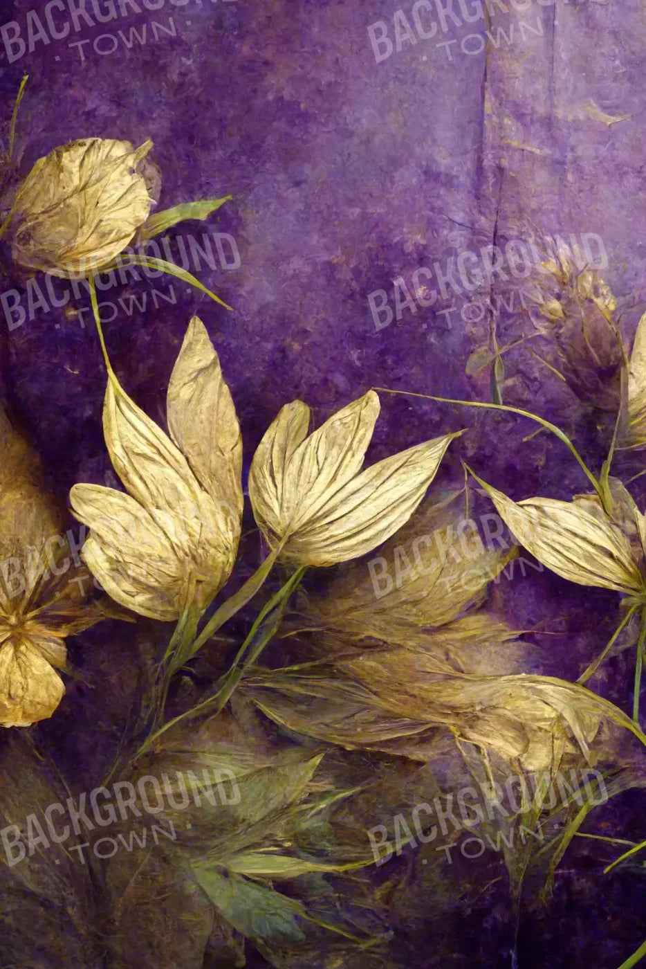 Floral Royalty 5X8 Ultracloth ( 60 X 96 Inch ) Backdrop