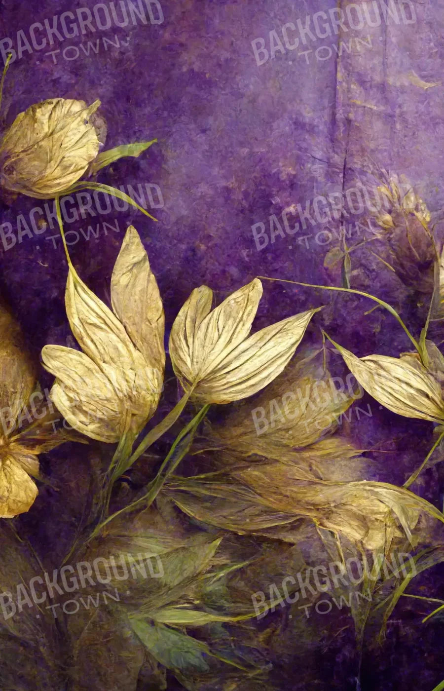 Floral Royalty 8X12 Ultracloth ( 96 X 144 Inch ) Backdrop