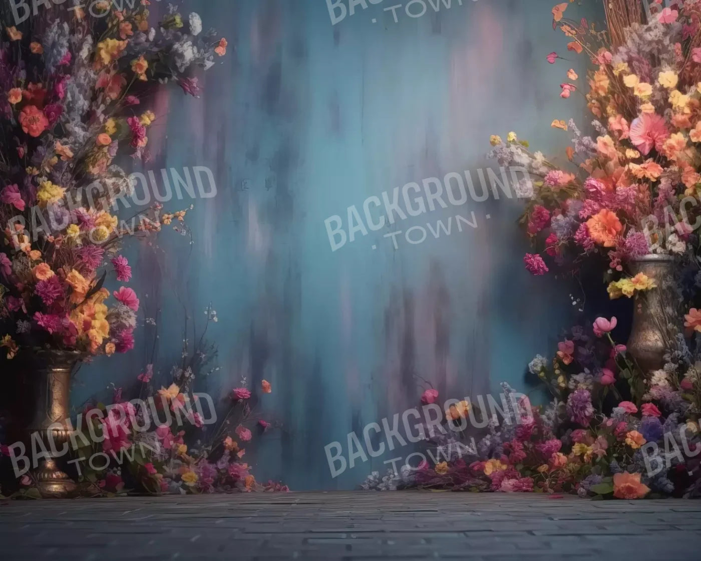 Floral Studio 10X8 Fleece ( 120 X 96 Inch ) Backdrop