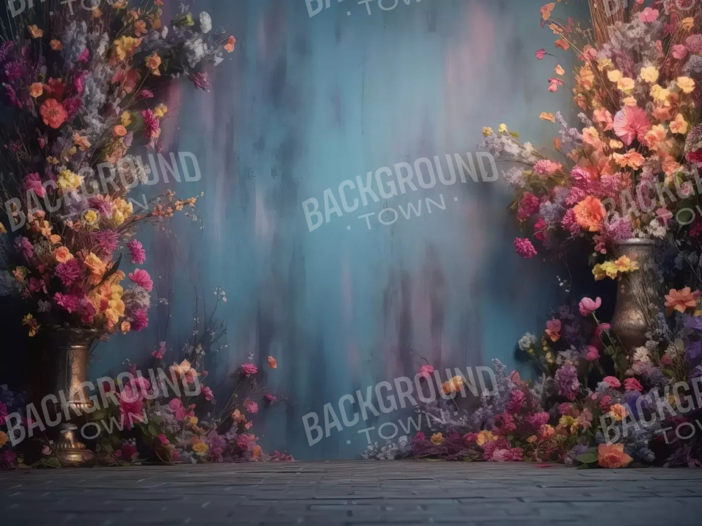 Floral Studio 8X6 Fleece ( 96 X 72 Inch ) Backdrop