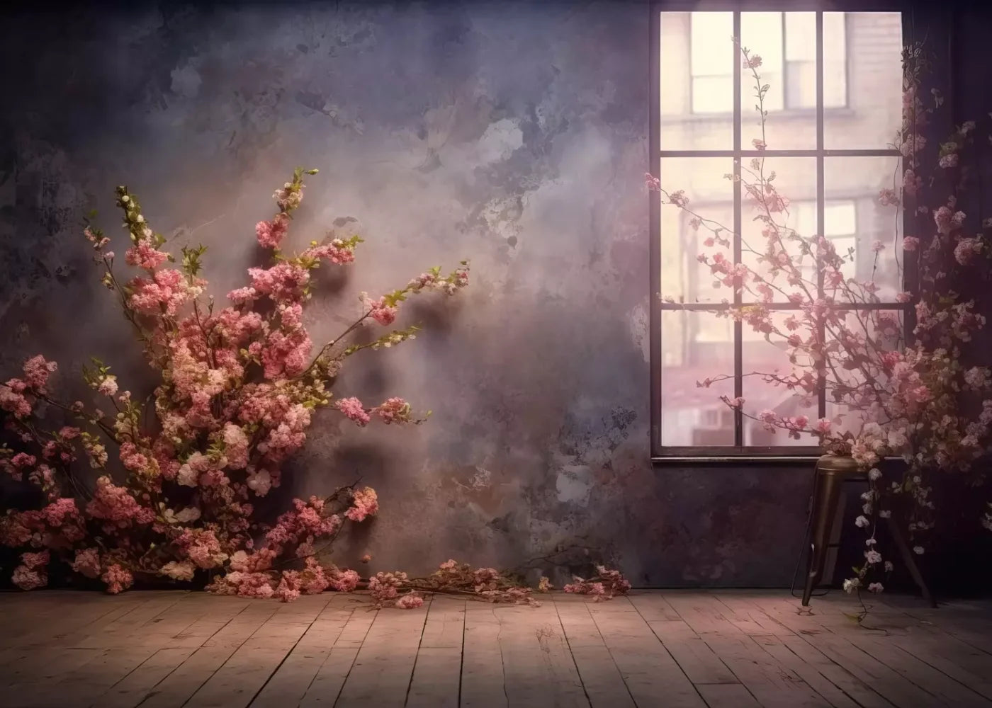 Floral Studio 2 7X5 Ultracloth ( 84 X 60 Inch ) Backdrop
