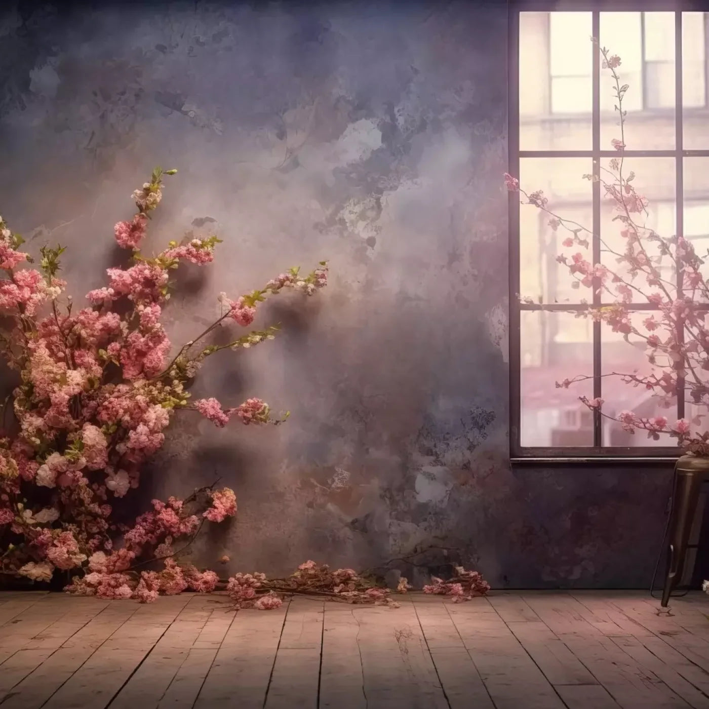 Floral Studio 2 8X8 Fleece ( 96 X Inch ) Backdrop