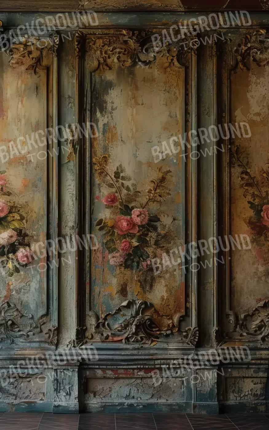 Floral Wall 5’X8’ Ultracloth (60 X 96 Inch) Backdrop