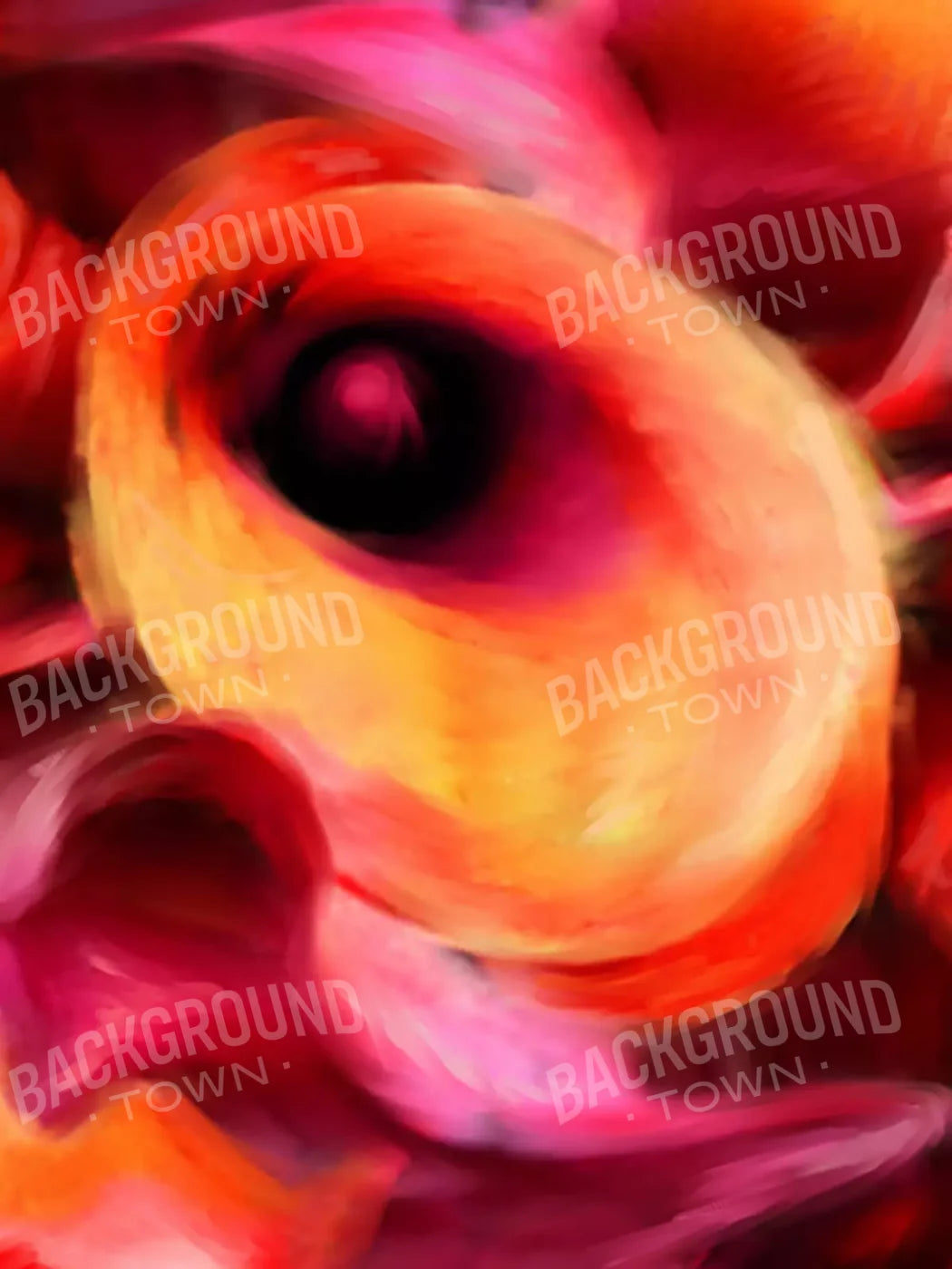 Flower 5X68 Fleece ( 60 X 80 Inch ) Backdrop