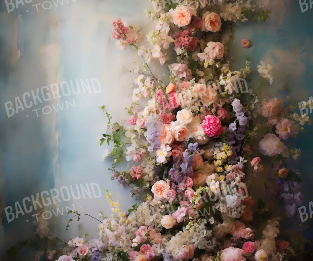 Flower Tower III 5’x4’2 Fleece (60 x 50 inch) Backdrop