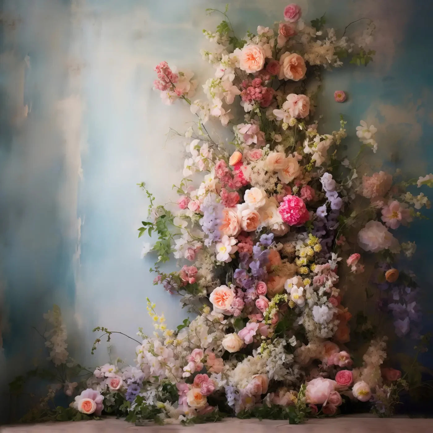 Flower Tower III 10’x10’ UltraCloth (120 x 120 inch) Backdrop