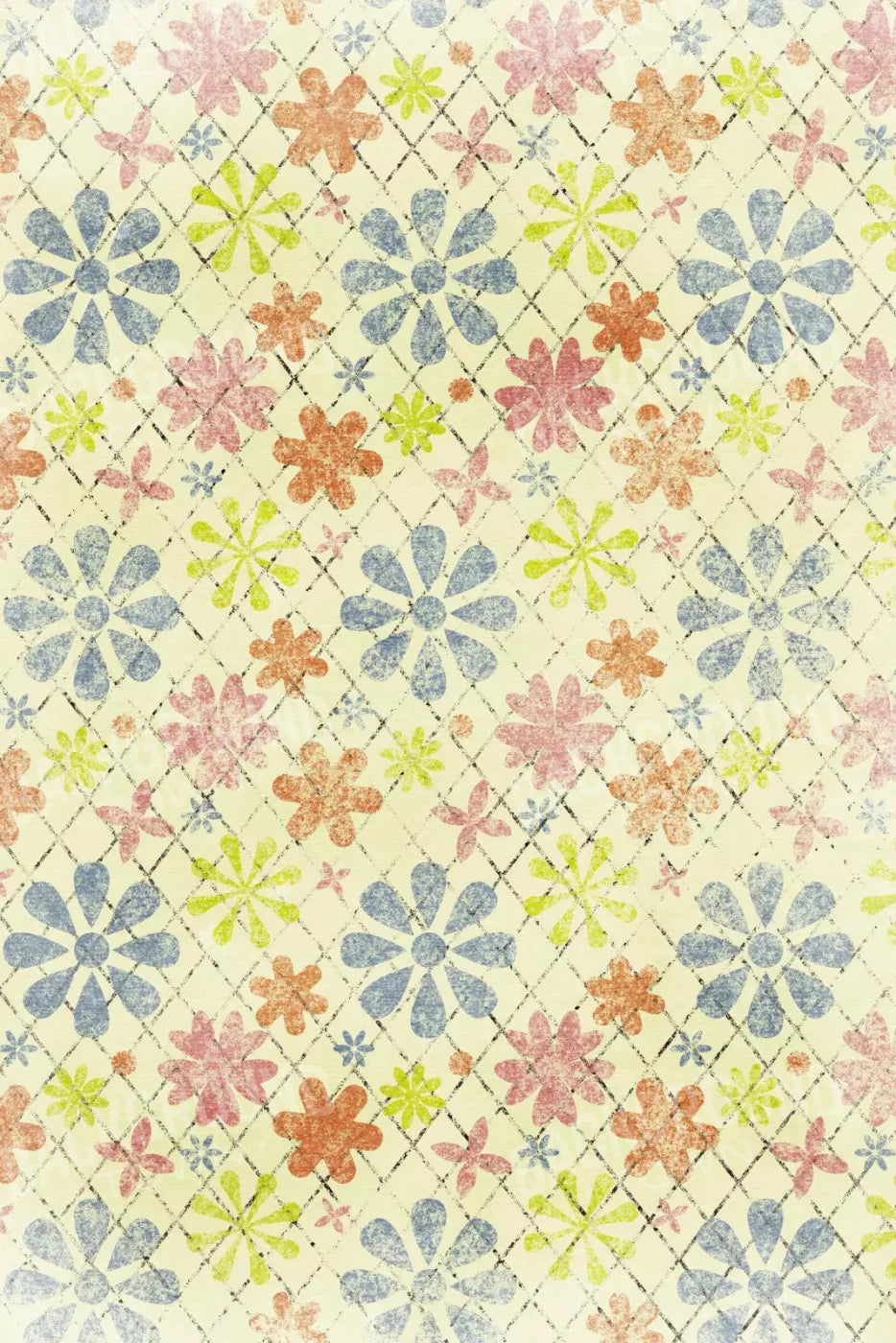 Floweret 5X8 Ultracloth ( 60 X 96 Inch ) Backdrop