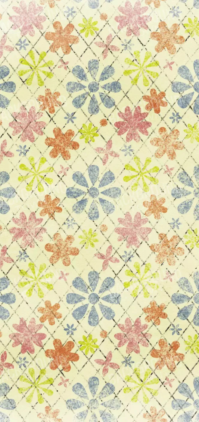 Floweret 8X16 Ultracloth ( 96 X 192 Inch ) Backdrop