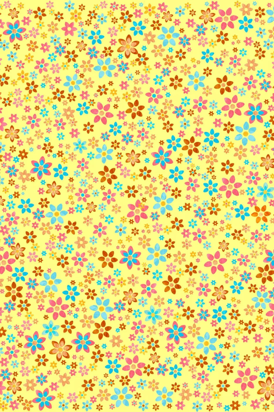 Flowers 4X5 Rubbermat Floor ( 48 X 60 Inch ) Backdrop