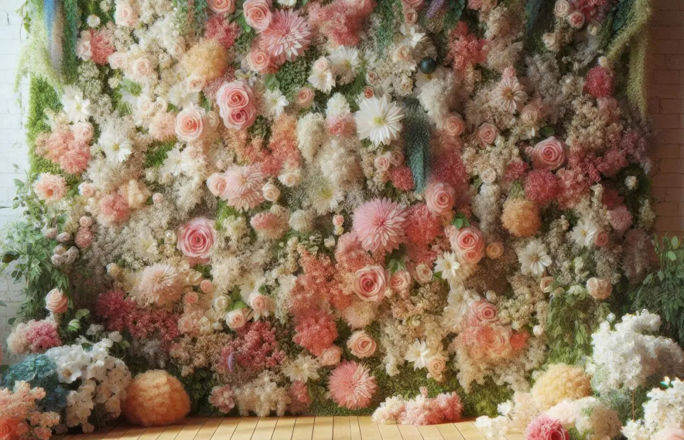 Flowers Everywhere 14’X9’ Ultracloth (168 X 108 Inch) Backdrop