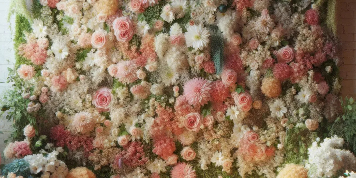 Flowers Everywhere 16’X8’ Ultracloth (192 X 96 Inch) Backdrop