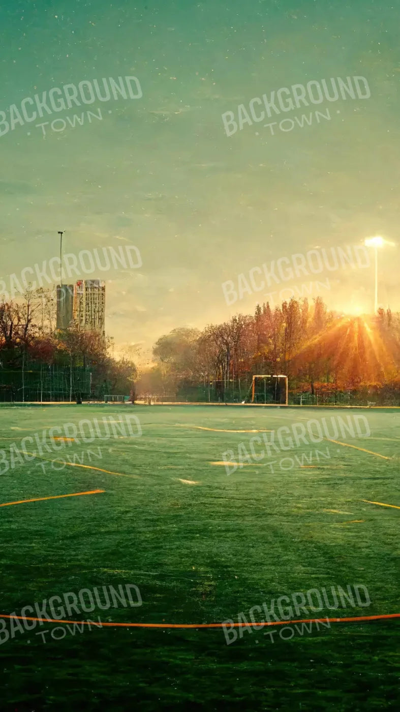 Football At Dusk 8X14 Ultracloth ( 96 X 168 Inch ) Backdrop