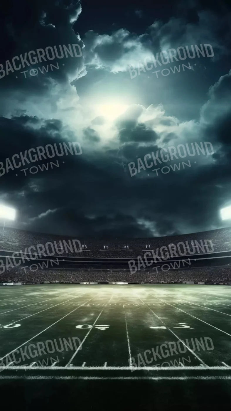 Football Stadium Intense 8X14 Ultracloth ( 96 X 168 Inch ) Backdrop