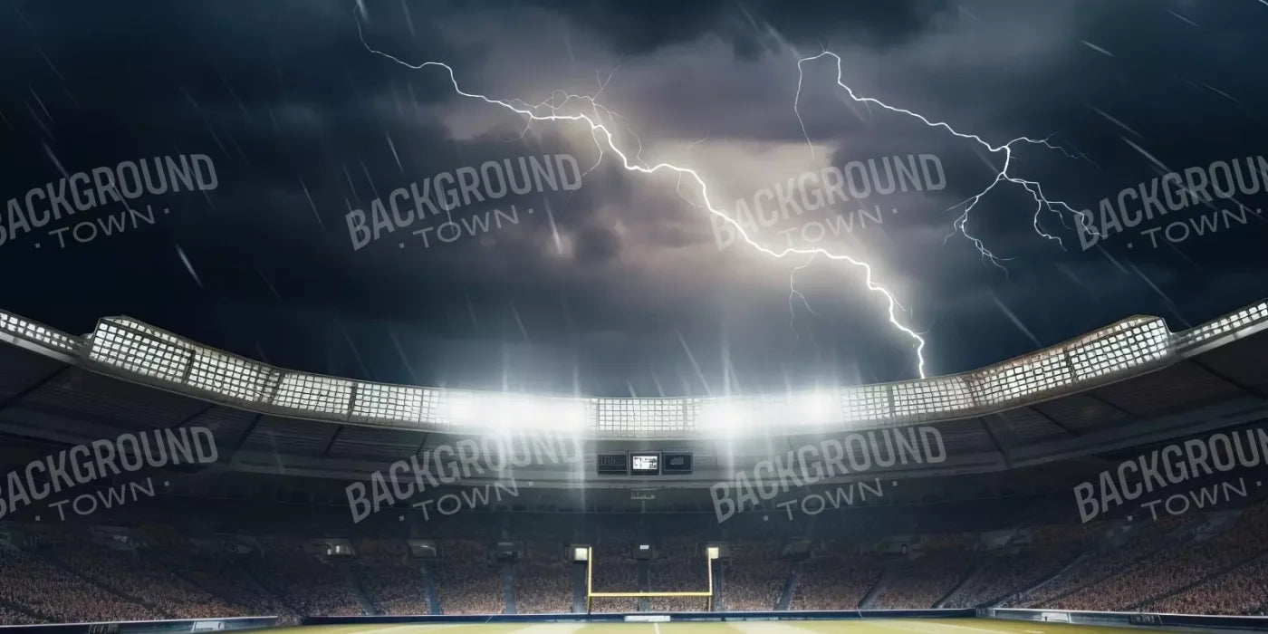 Football Stadium Intense Ii 20’X10’ Ultracloth (240 X 120 Inch) Backdrop