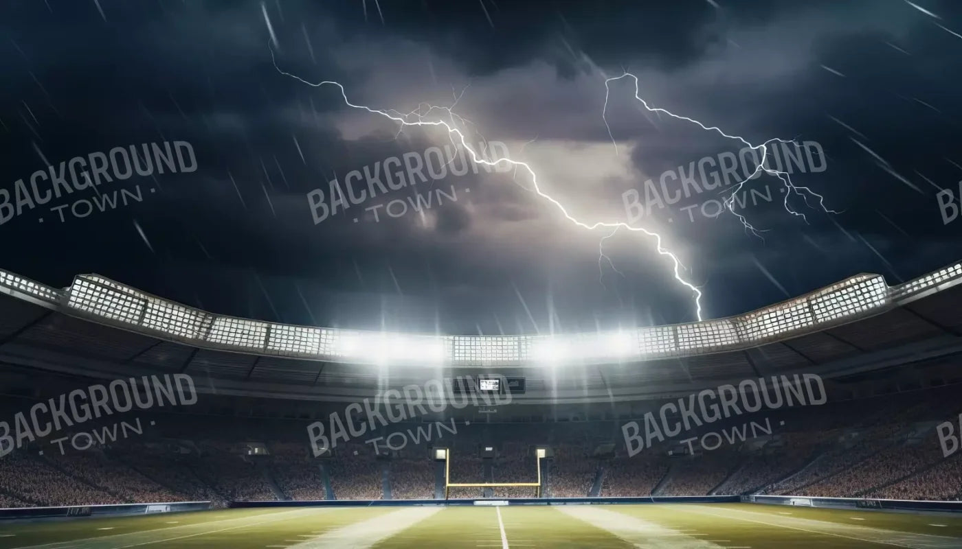 Football Stadium Intense Ii 14’X8’ Ultracloth (168 X 96 Inch) Backdrop