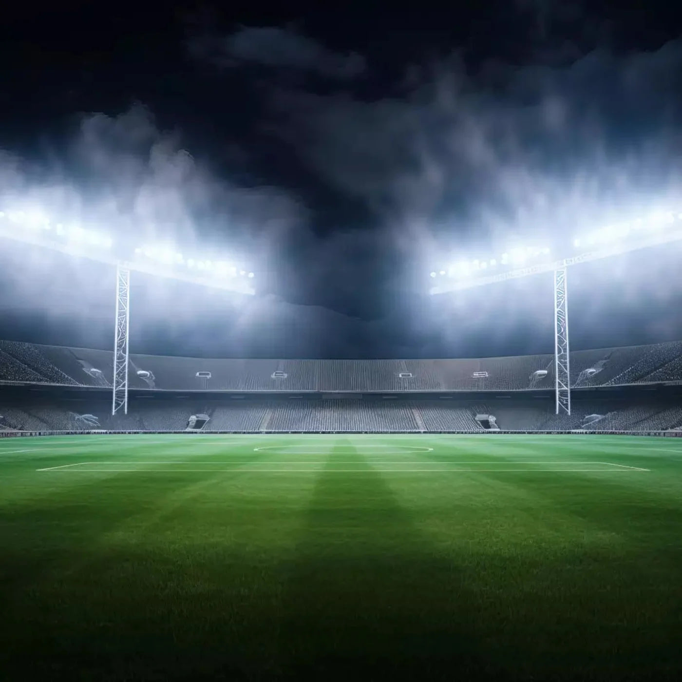 Football Stadium Lights 10X10 Ultracloth ( 120 X Inch ) Backdrop