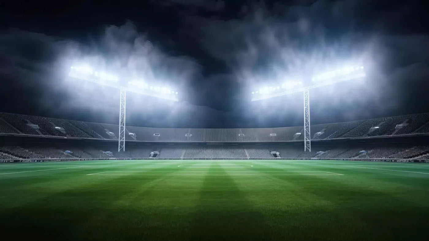 Football Stadium Lights 14X8 Ultracloth ( 168 X 96 Inch ) Backdrop
