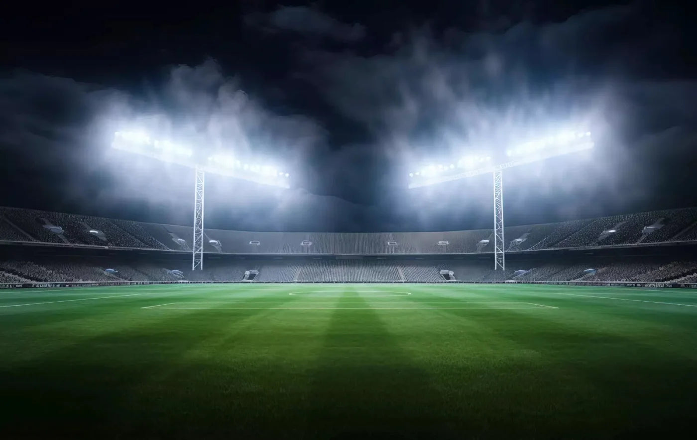 Football Stadium Lights 16X10 Ultracloth ( 192 X 120 Inch ) Backdrop