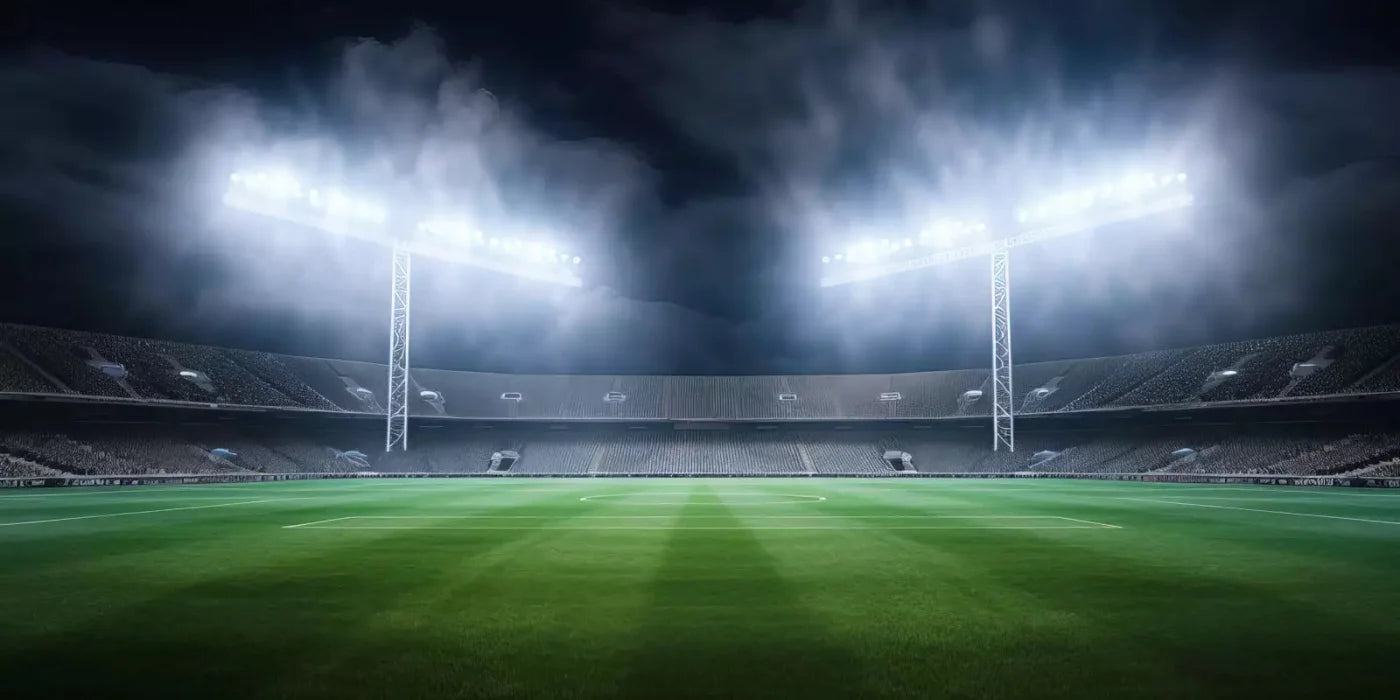 Football Stadium Lights 20X10 Ultracloth ( 240 X 120 Inch ) Backdrop