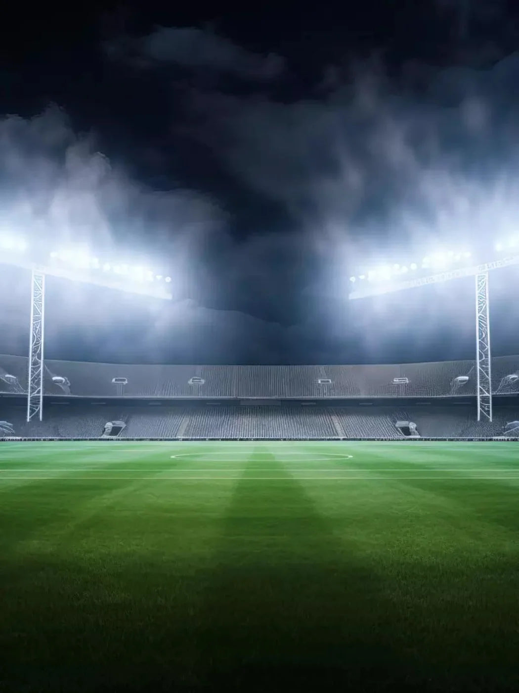 Football Stadium Lights 5X7 Ultracloth ( 60 X 84 Inch ) Backdrop
