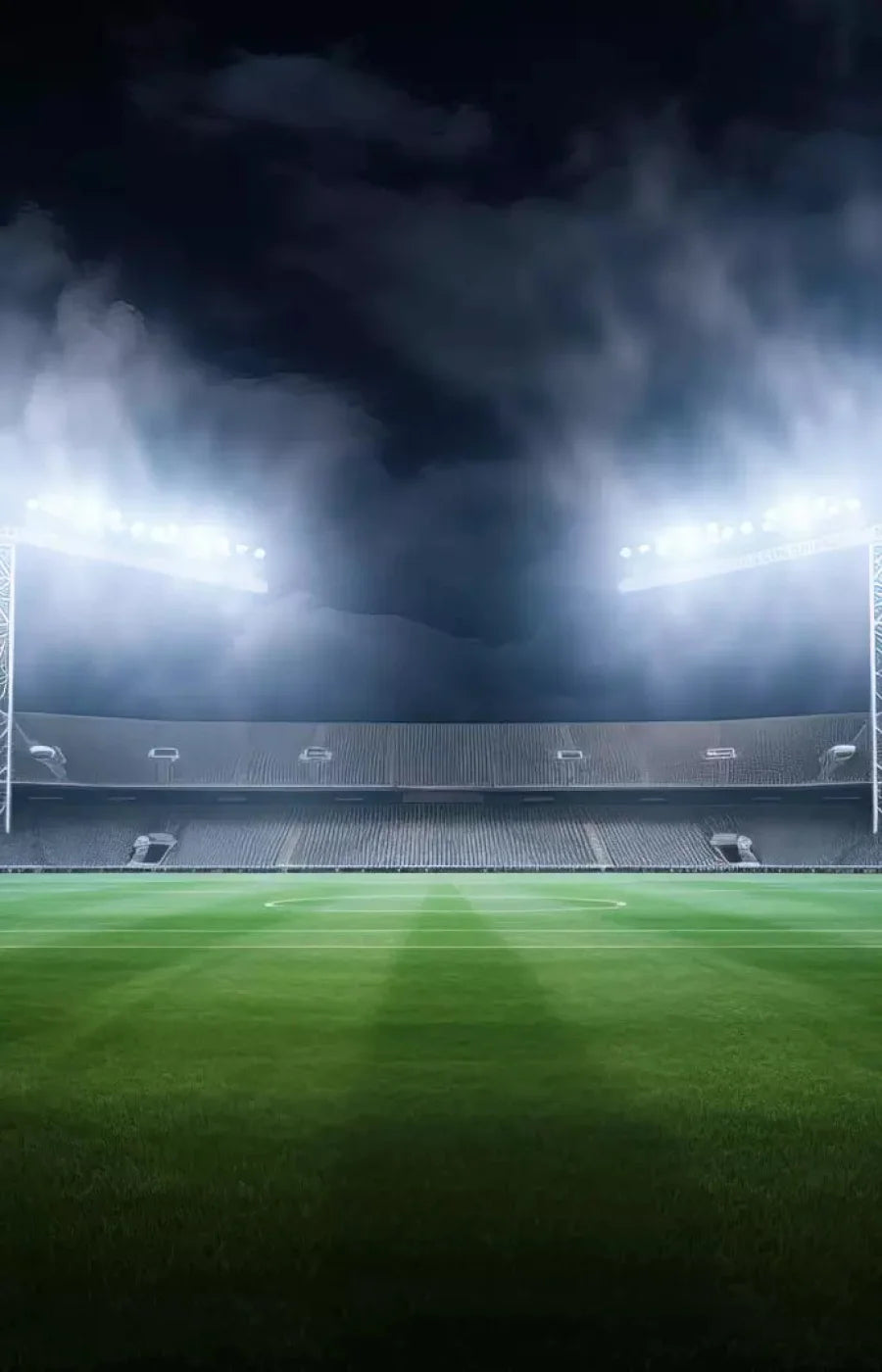 Football Stadium Lights 8X12 Ultracloth ( 96 X 144 Inch ) Backdrop