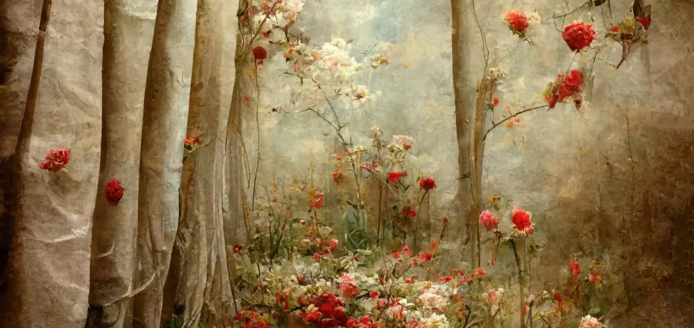 Forest Of Poppys 16X8 Ultracloth ( 192 X 96 Inch ) Backdrop