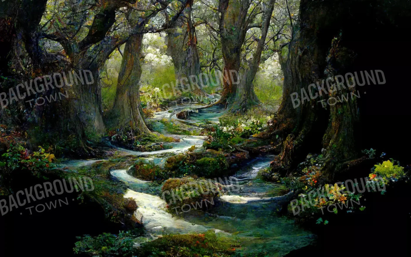 Forest Stream 14’X9’ Ultracloth (168 X 108 Inch) Backdrop