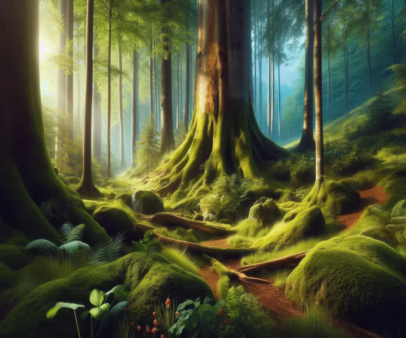 Forest Whimsy 5’X4’2 Fleece (60 X 50 Inch) Backdrop
