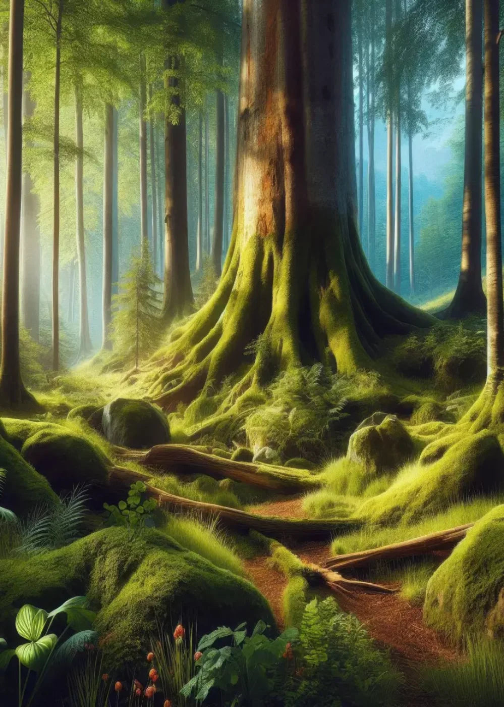 Forest Whimsy 5’X7’ Ultracloth (60 X 84 Inch) Backdrop