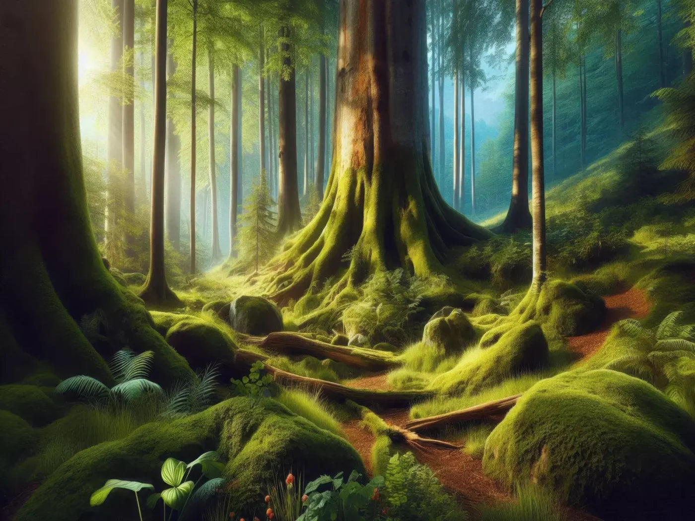 Forest Whimsy 6’8X5’ Fleece (80 X 60 Inch) Backdrop