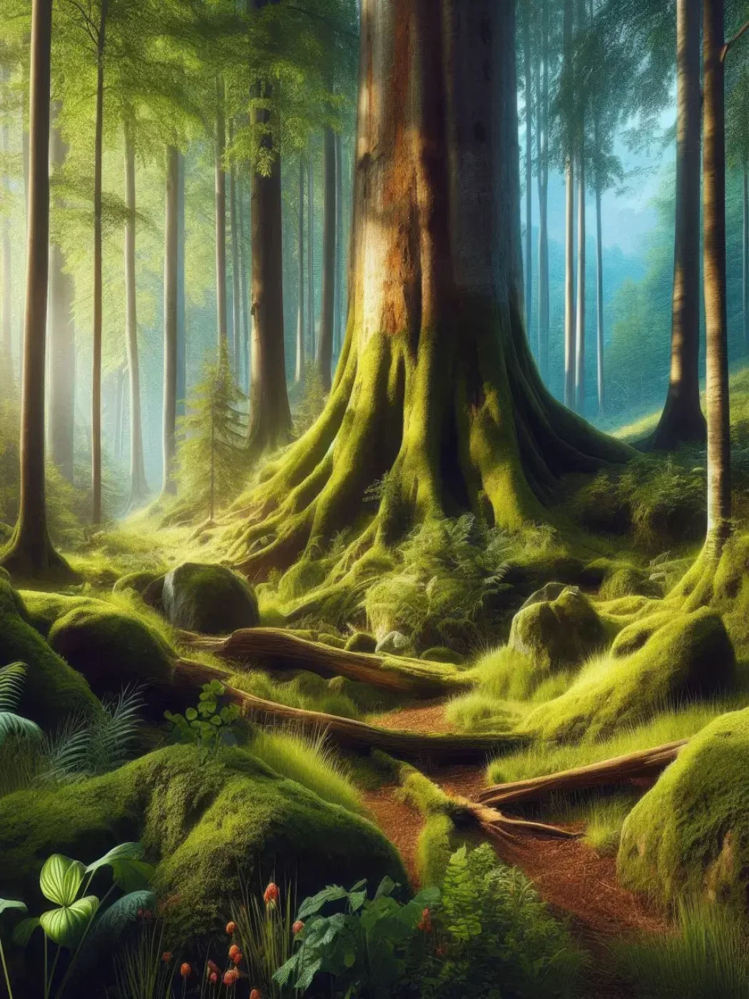 Forest Whimsy 6’X8’ Fleece (72 X 96 Inch) Backdrop