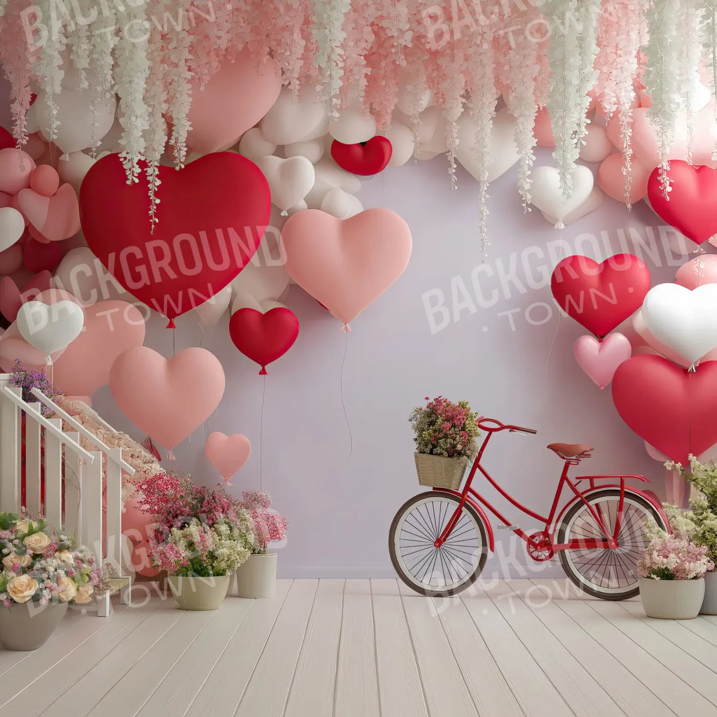 Foyer Of Love 8’x8’ Fleece (96 x 96 inch) Backdrop