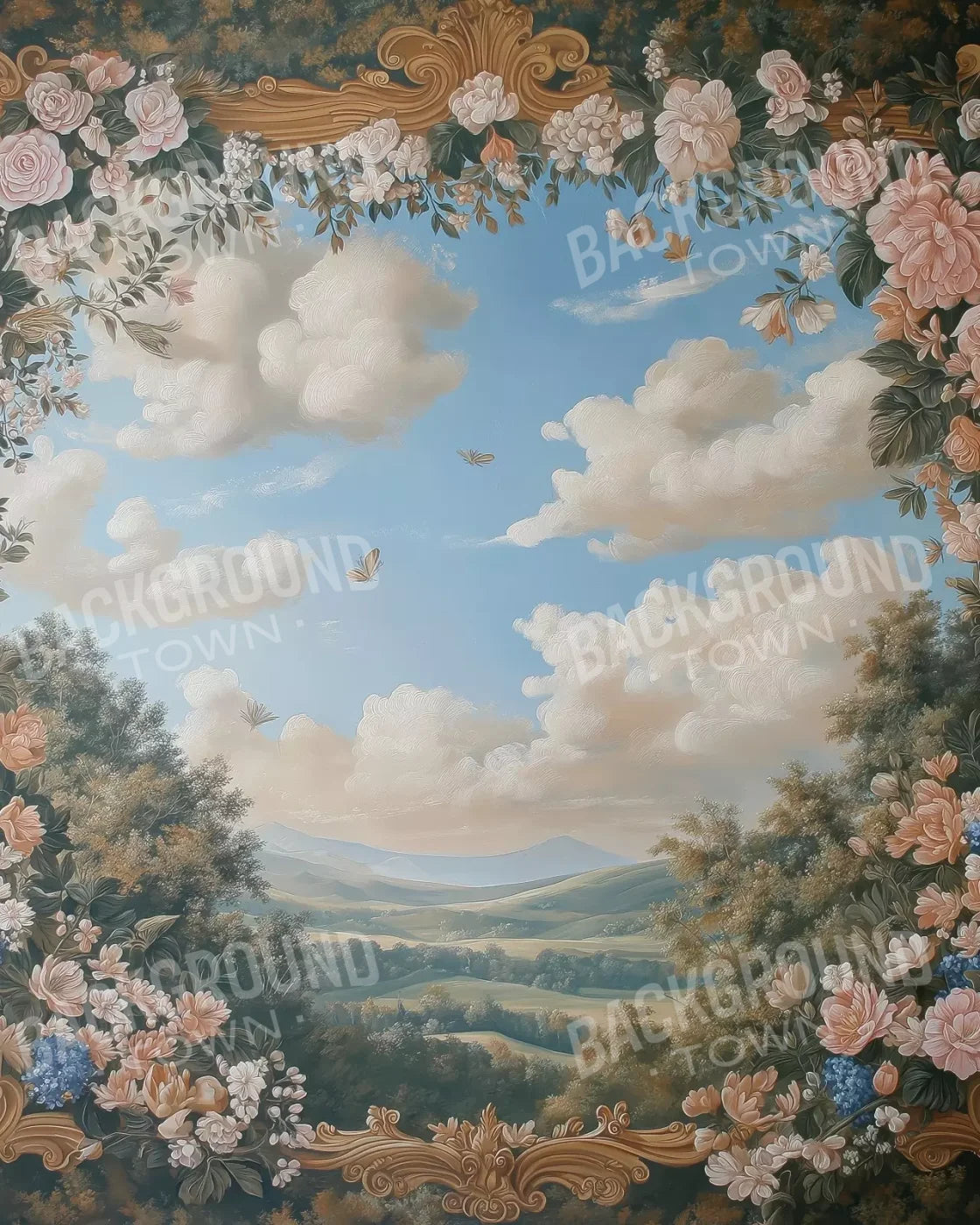 Framing The Sky 8’X10’ Fleece (96 X 120 Inch) Backdrop