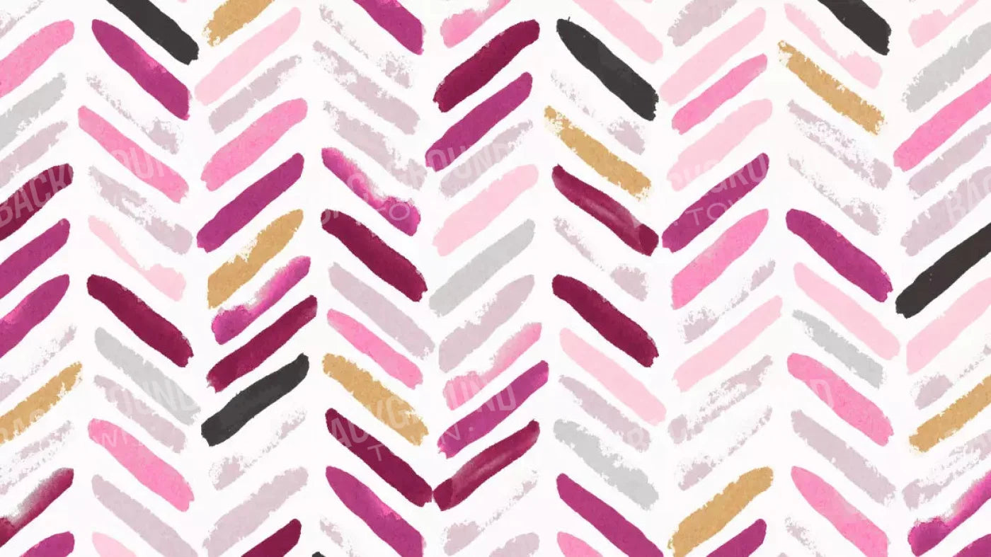 Francine Chevron 14X8 Ultracloth ( 168 X 96 Inch ) Backdrop