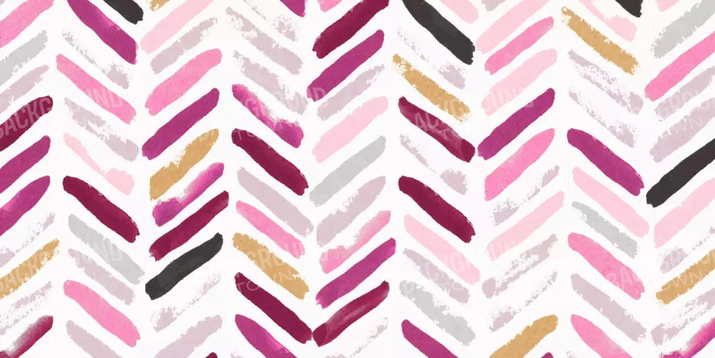 Francine Chevron 20X10 Ultracloth ( 240 X 120 Inch ) Backdrop