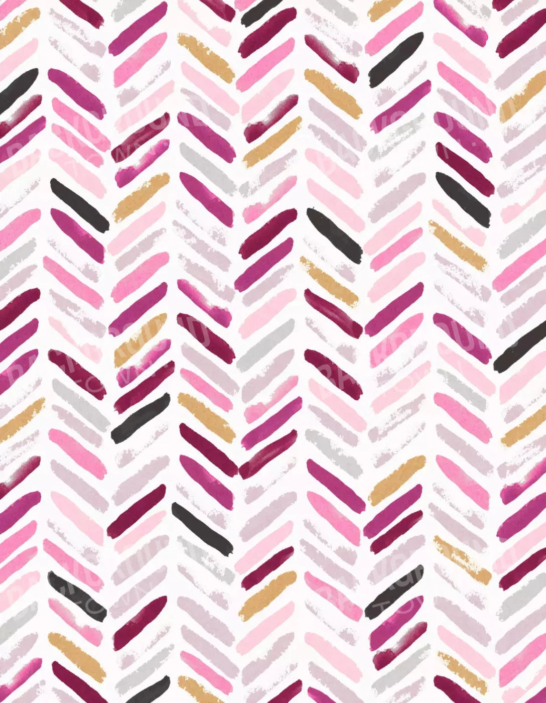 Francine Chevron 6X8 Fleece ( 72 X 96 Inch ) Backdrop